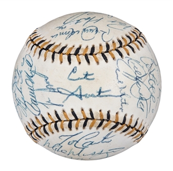 1994 All Star Team Signed Official All Star Game Baseball With 25+ Signatures Including Boggs, Ripken, Puckett & Alomar (Smith LOA & JSA)